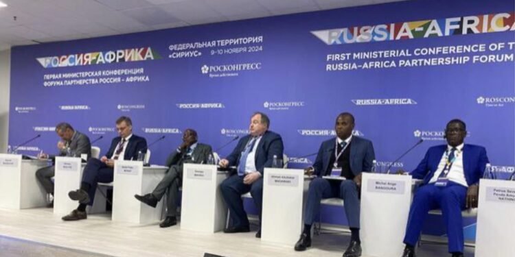 Conférence ministérielle du Forum de partenariat Russie Afrique.