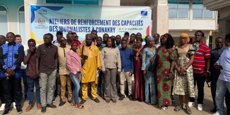 Conakry : plus de 100 journalistes formés aux outils numériques dans le cadre du projet PARD Guinée
