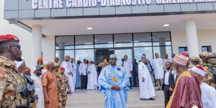 Kankan : Général Mamadi DOUMBOUYA, inaugure le Centre cardio-diagnostic portant son nom