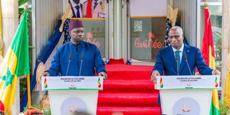 La visite officielle de deux jours du Premier ministre sénégalais Ousmane Sonko en Guinée s’est achevée ce lundi 2 juin par un message fort en faveur d’une intégration régionale solide et volontaire.
