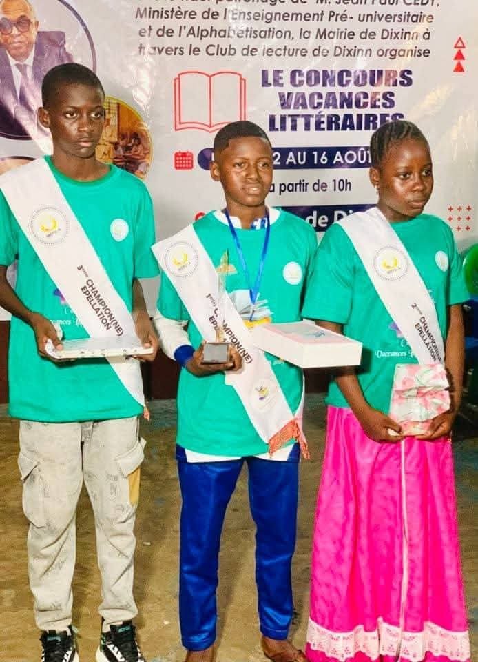 3e édition du concours vacances littéraires Dixinn 2025 : Le quartier minière Cité remporte les deux trophées