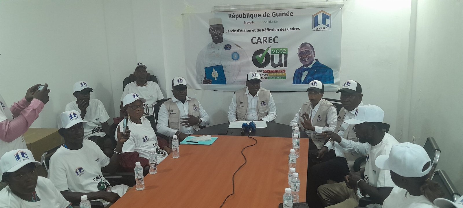 Le Cercle d’Action et de Réflexion des Cadres (CAREC) a tenu une déclaration publique pour exprimer son soutien aux idéaux du Général Mamadi Doumbouya ainsi qu’à la nouvelle Constitution.