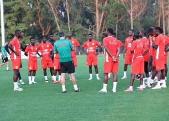 Éliminatoires zone Afrique du Mondial 2026 : Le Syli National effectu sa deuxième séance d’entraînement à Kampala avec 21 joueurs