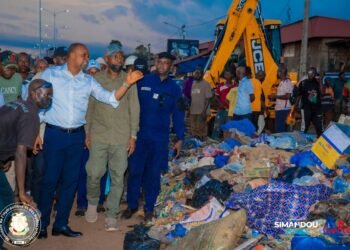 Insalubrité : Visite de terrain survenu la Route Le Prince-Secteur Wanindara T7
