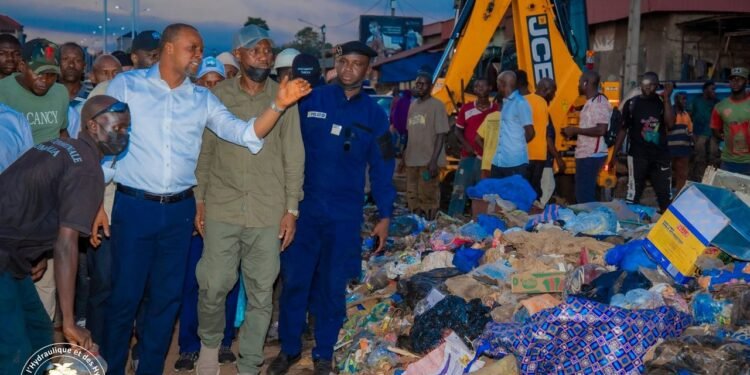 Insalubrité : Visite de terrain survenu la Route Le Prince-Secteur Wanindara T7