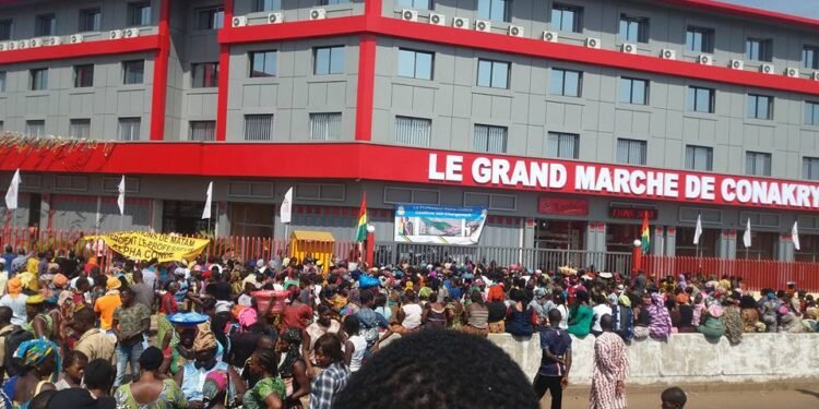 Marché SOCOBA de Dabondy à Conakry au cœur du conflit entre Matam et Gbessia