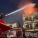 Conakry : un incendie détruit un immeuble d’habitation à Yattaya, dans la commune de Sonfonia
