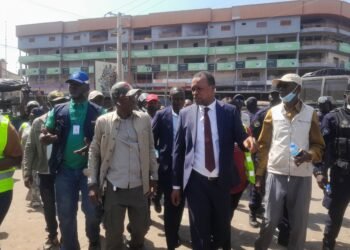 Déguerpissements des emprises publics : Visite du ministre Aboubacar Camara pour constater les faits sur le terrain à Madina