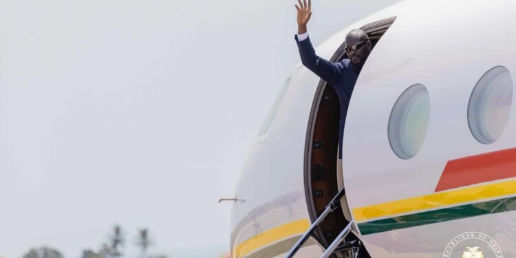 39e Sommet de l’Union Africaine : départ du Président Mamadi Doumbouya pour Addis-Abeba