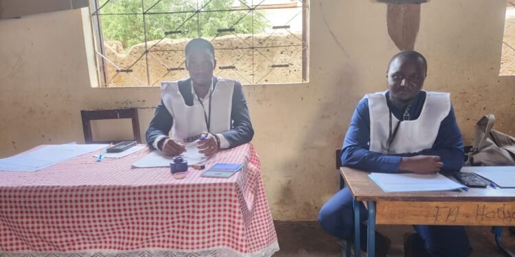 Matoto : le vote se déroule dans le calme au centre Hadj’a M’Hah