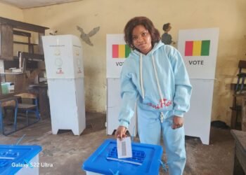 Matoto : le vote se déroule dans le calme au centre Hadj’a M’Hah