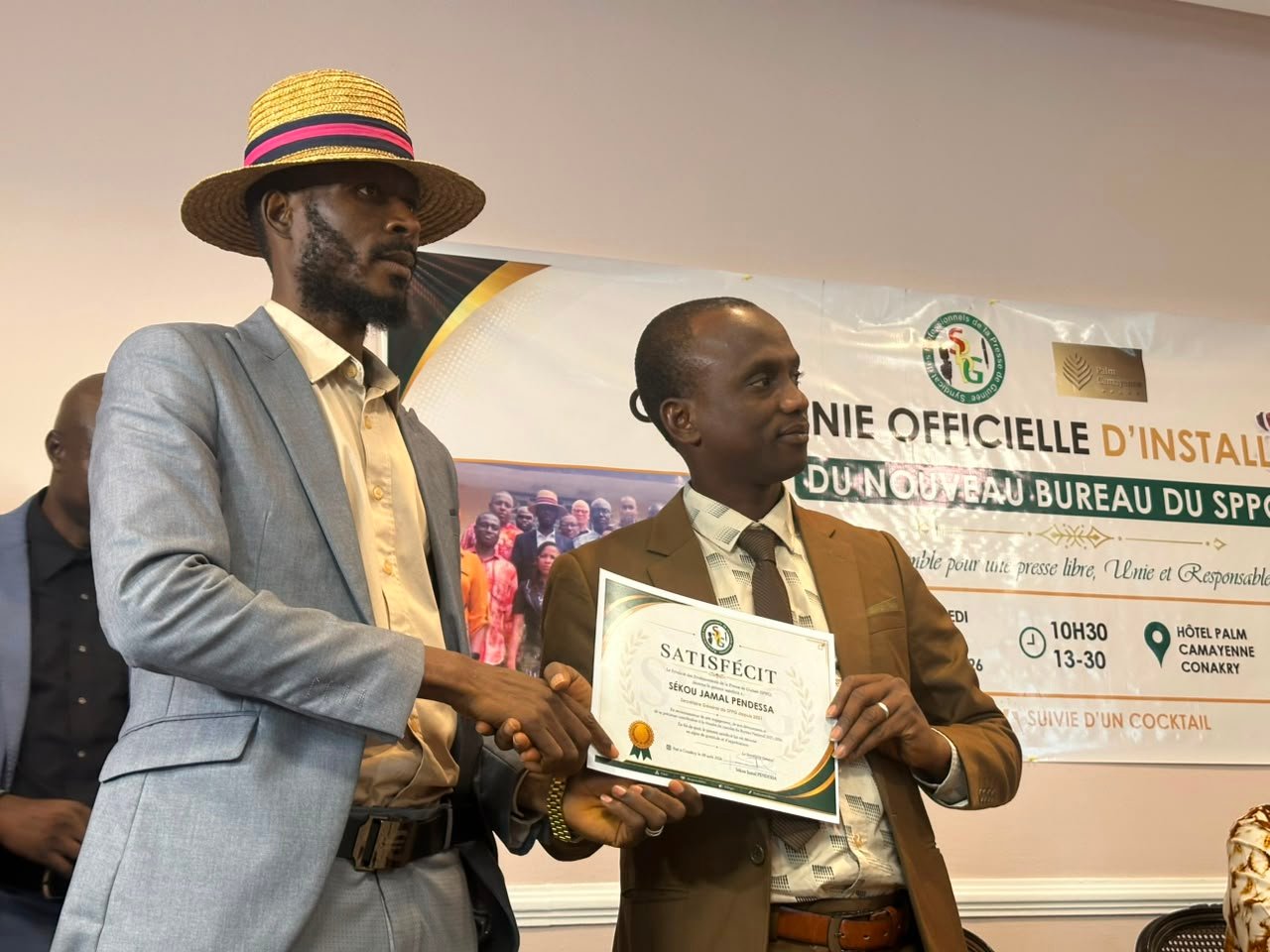 SPPG : Sékou Jamal Pendessa officiellement installé à la tête du nouveau Bureau national
